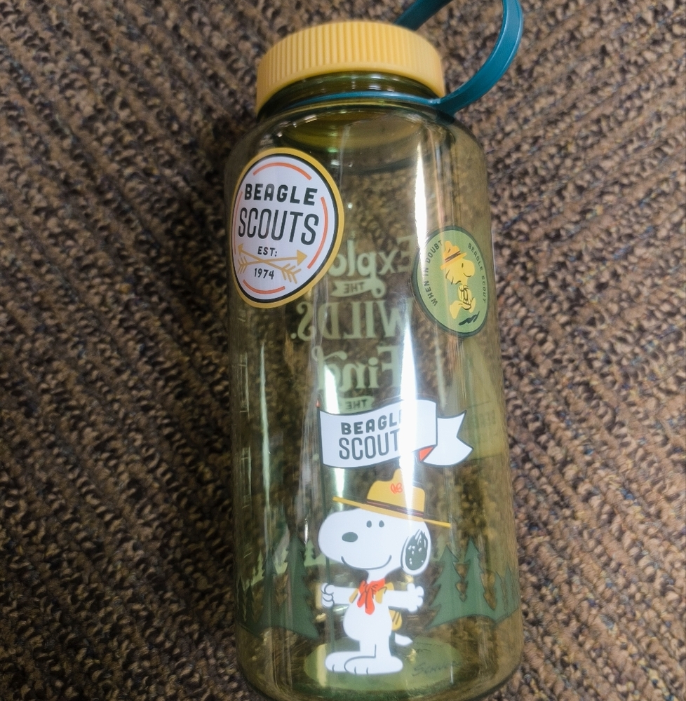 Peanuts Beagle Scouts Find the Fun Water Bottle, 32 oz.